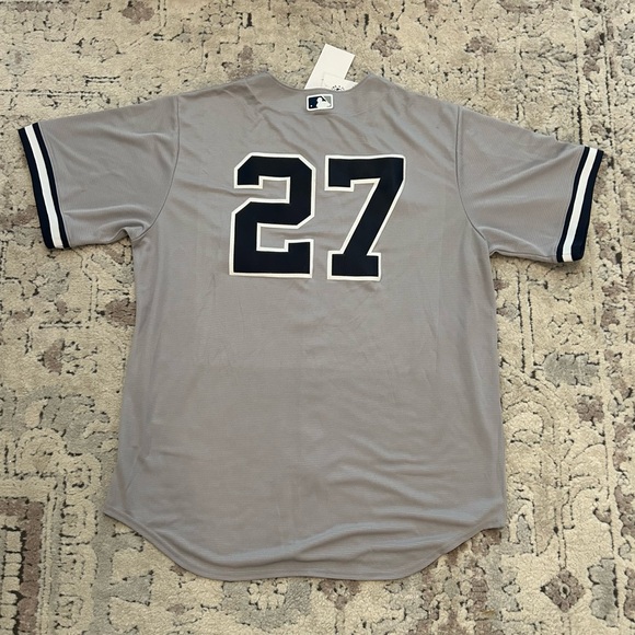 Nike Other - Nike Authentic New York Yankees Giancarlo Stanton #27 Gray Jersey Men’s Size: L